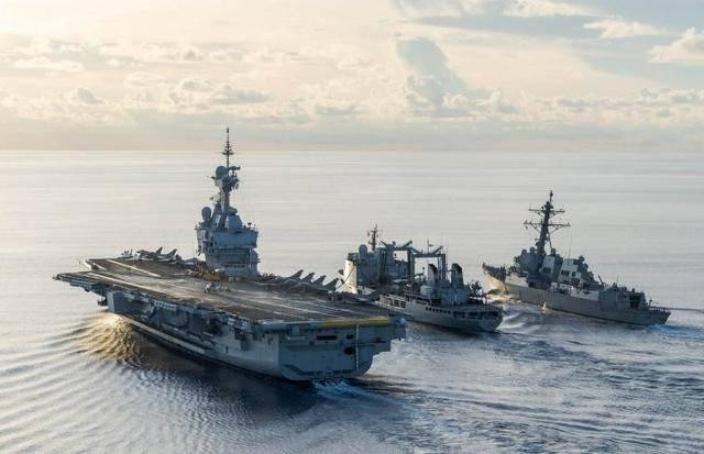 Tàu Hải quân Mỹ, Pháp và Nhật tập trận gần quần đảo Senkaku/Điếu Ngư hồi tháng 12/2020 (Ảnh: Sohu). Tàu Hải quân Mỹ, Pháp và Nhật tập trận gần quần đảo Senkaku/Điếu Ngư hồi tháng 12/2020 (Ảnh: Sohu).