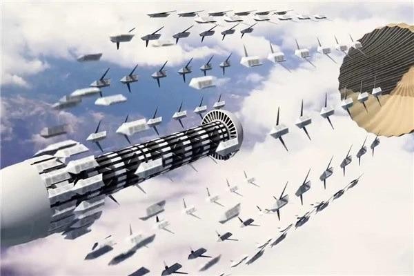 Sơ đồ mô tả Iran thả các UAV sử dụng AI (trí thuệ nhân tạo) để tấn công tàu sân bay theo "chiến thuật bầy ong" (Ảnh: QQ). Sơ đồ mô tả Iran thả các UAV sử dụng AI (trí thuệ nhân tạo) để tấn công tàu sân bay theo "chiến thuật bầy ong" (Ảnh: QQ).