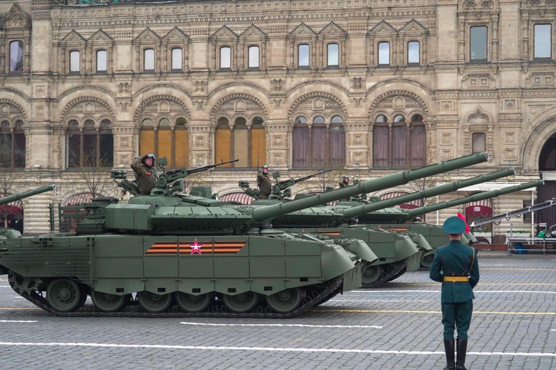 Xe tăng chucr lực T-90S (Ảnh: Tân Hoa xã)