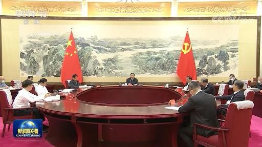 Ông Tập Cận Bình chủ trì Hội nghị nghiên cứu học tập của Bộ Chính trị hôm 31/5 (Ảnh: CCTV).