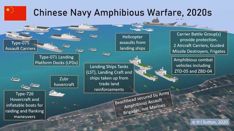 Một trong những phương án &quot;vũ thống&quot; Đài Loan của Trung Quốc (Ảnh: ucpnz).