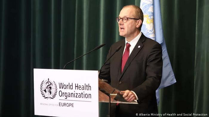 Ông Hans Kluge, Giám đốc WHO khu vực châu Âu lo ngại Giải EURO 2020 sẽ làm gia tăng sự lây nhiễm của dịch COVID-19 (Ảnh: Deutsche Welle). Ông Hans Kluge, Giám đốc WHO khu vực châu Âu lo ngại Giải EURO 2020 sẽ làm gia tăng sự lây nhiễm của dịch COVID-19 (Ảnh: Deutsche Welle).