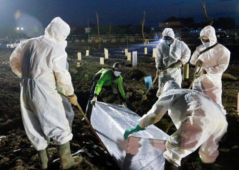 Biến chủng Delta đã gây số ca tử vong kỷ lục ở Indonesia (Ảnh: Jakarta Post). Biến chủng Delta đã gây số ca tử vong kỷ lục ở Indonesia (Ảnh: Jakarta Post).