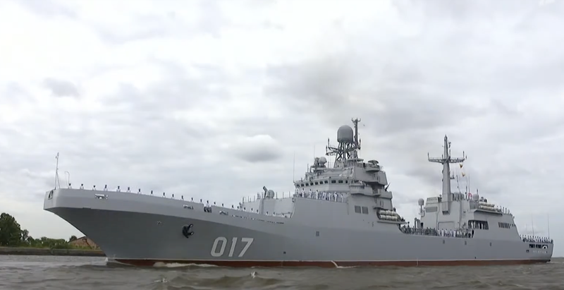 Tàu đổ bộ Type 11711 "Peter Morgunov" (Ảnh: guancha). Tàu đổ bộ Type 11711 "Peter Morgunov" (Ảnh: guancha).