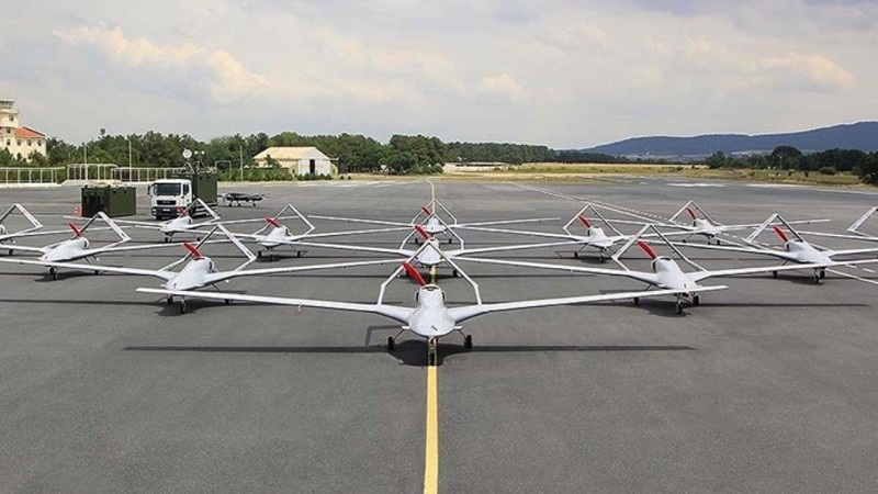 Một phi đội UAV Bayraktar TB2 của Thổ Nhĩ Kỳ (Ảnh: trt). Một phi đội UAV Bayraktar TB2 của Thổ Nhĩ Kỳ (Ảnh: trt).