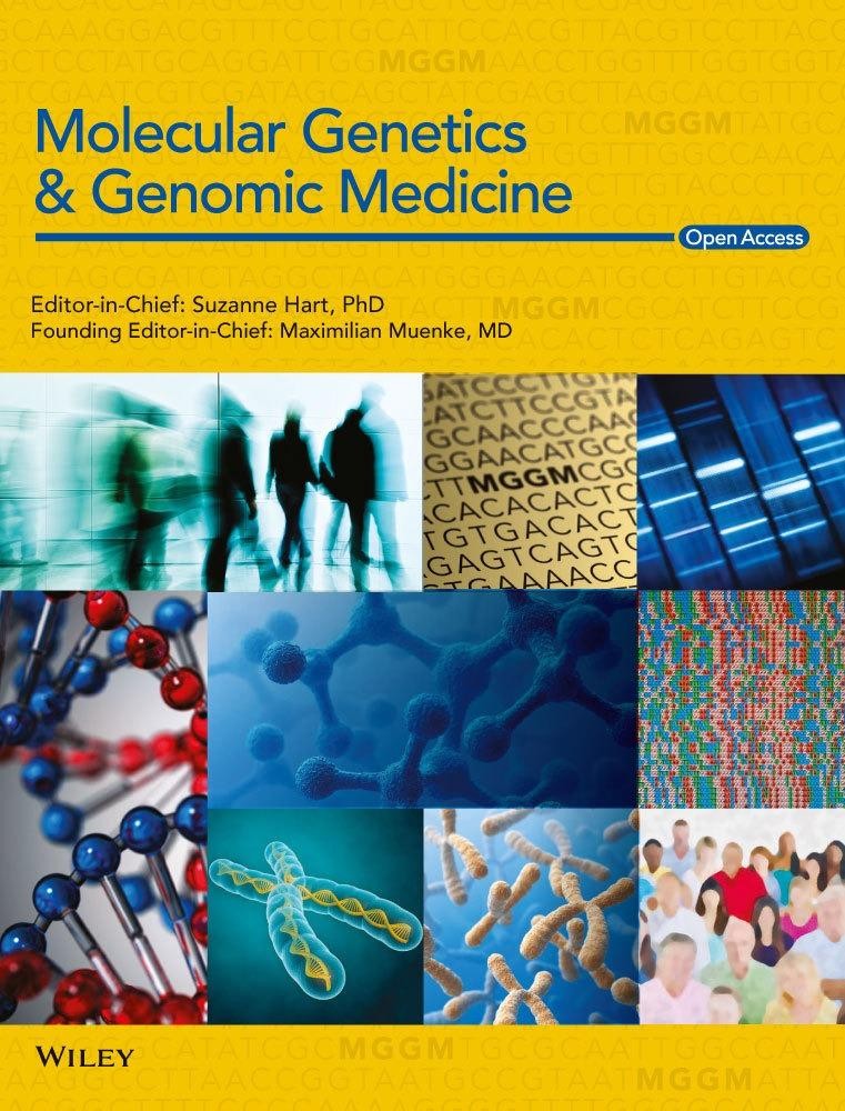 Tạp chí khoa học Molecular Genetics and Genomic Medicine (Ảnh: Wiley.com) Tạp chí khoa học Molecular Genetics and Genomic Medicine (Ảnh: Wiley.com)
