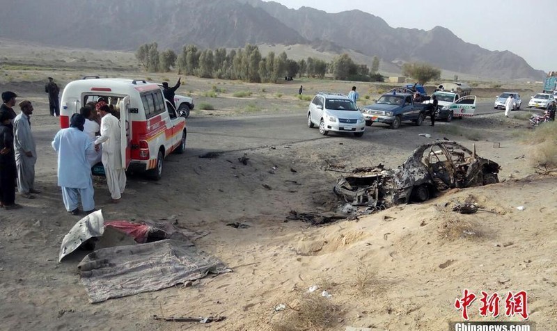 Thủ lĩnh Taliban Mansoor bị máy bay không người lái giết chết tại Pakistan năm 2016 (Ảnh: CNS). Thủ lĩnh Taliban Mansoor bị máy bay không người lái giết chết tại Pakistan năm 2016 (Ảnh: CNS).