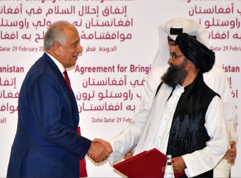 Ông Zalmay Khalilzad, đại diện đàm phán của Mỹ cùng đại diện Taliban tại Doha năm 2020 (Ảnh: Eurasia).