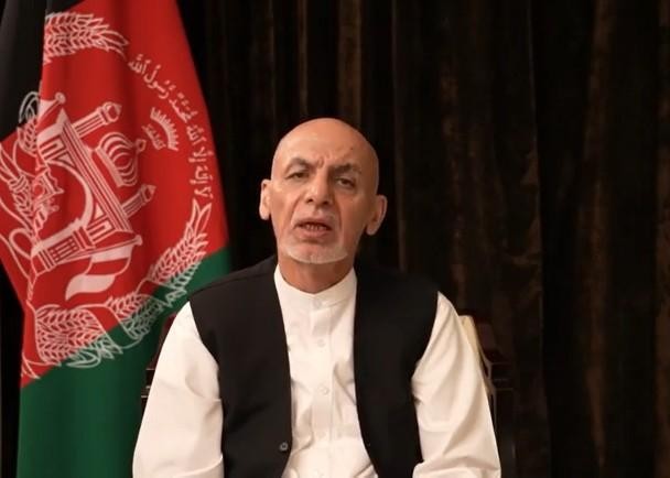 Ông Ashraf Ghani xuất hiện ở UAE, phát biểu qua mạng xã hội (Ảnh: Đông Phương) Ông Ashraf Ghani xuất hiện ở UAE, phát biểu qua mạng xã hội (Ảnh: Đông Phương)