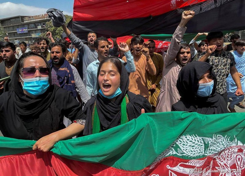 Biểu tình chống Taliban đã lan ra nhiều nơi ở Afghanistan (Ảnh: 163.com).