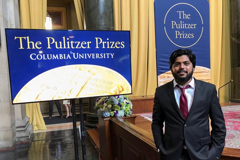 Ông Danish Siddiqui nhận giải thưởng Pulitzer năm 2018 (Ảnh: Reuters). Ông Danish Siddiqui nhận giải thưởng Pulitzer năm 2018 (Ảnh: Reuters).