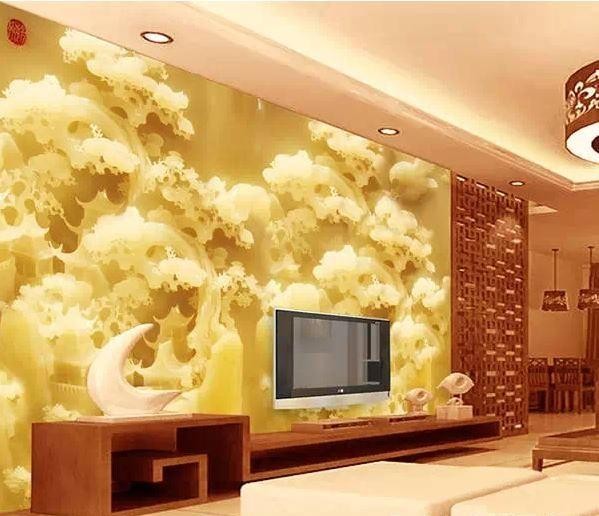 Tranh bằng ngọc trong nhà Từ Tài Hậu (Ảnh: CNS).