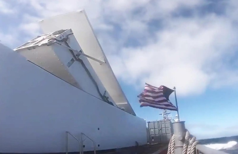 Bệ phóng tên lửa được tàu Ranger triển khai (Ảnh: thedrive.com).