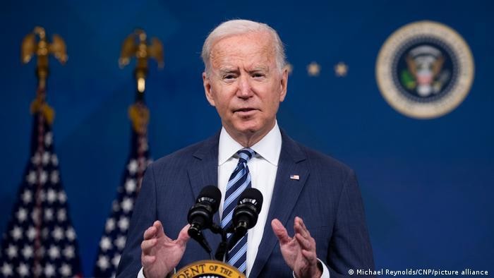 Tổng thống Mỹ Joe Biden cho rằng Trung Quốc đã có sự thỏa thuận với Taliban (Ảnh: Deutsche Welle). Tổng thống Mỹ Joe Biden cho rằng Trung Quốc đã có sự thỏa thuận với Taliban (Ảnh: Deutsche Welle).