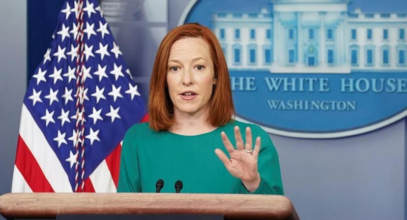 Bà Jen Psaki - người phát ngôn Nhà Trắng: Mỹ không vội công nhận chính phủ lâm thời Afghanistan (Ảnh: Reuters). Bà Jen Psaki - người phát ngôn Nhà Trắng: Mỹ không vội công nhận chính phủ lâm thời Afghanistan (Ảnh: Reuters).