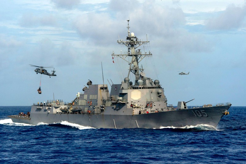 Tàu USS Deway (DDG-105) đã được Mỹ đưa tới bố trí tại Yokosuka hôm 8/9 (Ảnh: Huanqiu). Tàu USS Deway (DDG-105) đã được Mỹ đưa tới bố trí tại Yokosuka hôm 8/9 (Ảnh: Huanqiu).