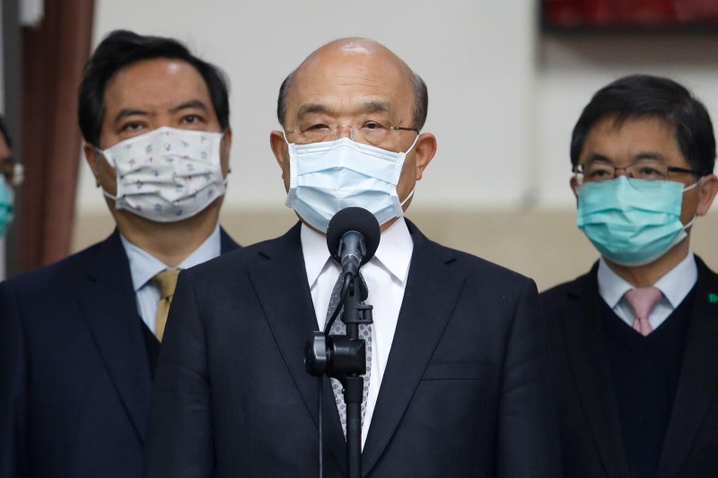 Ông Tô Trinh Xương, Viện trưởng Hành chính Đài Loan (Ảnh: CNA). Ông Tô Trinh Xương, Viện trưởng Hành chính Đài Loan (Ảnh: CNA).