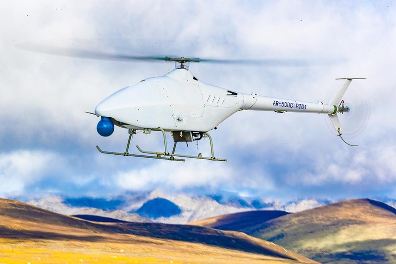 UAV trực thăng AR-500C chuyên dụng vận tải và tấn công sử dụng trên vùng có độ cao lớn (Ảnh: Sohu).
