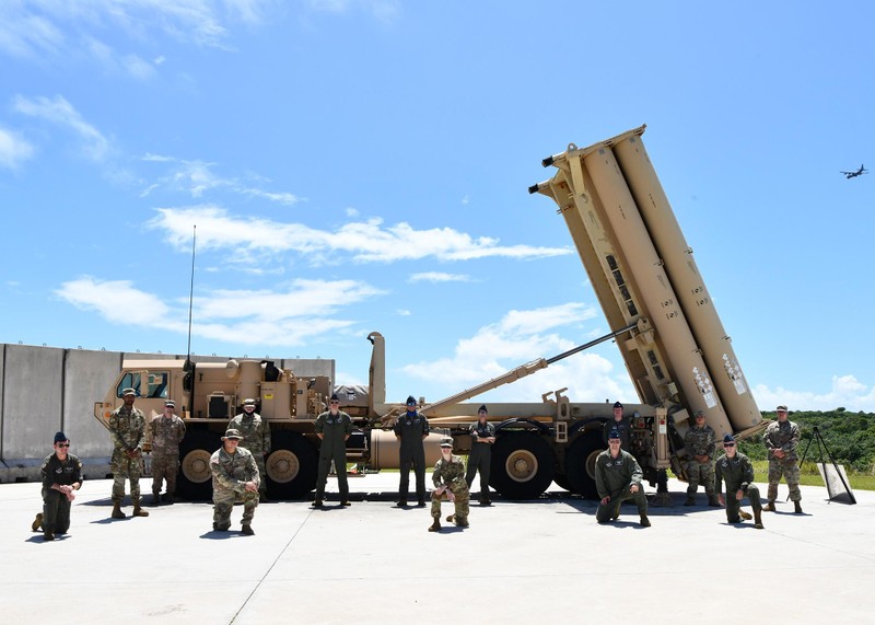 Hệ thống đánh chặn tên lửa THAAD của Mỹ (Ảnh: AP).