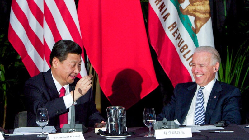 Hiện một cuộc gặp gỡ trực tiếp Tập Cận Bình - Joe Biden vẫn chưa thể diễn ra (Ảnh: Dwnews).