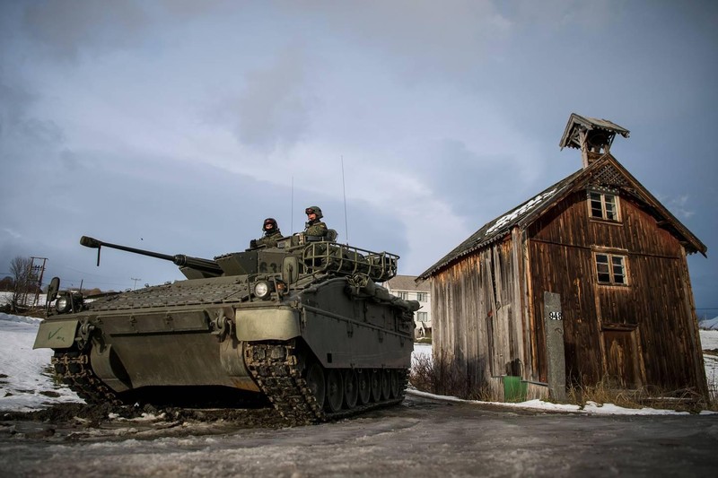 Xe chiến đấu bộ binh Pizaro của Tây Ban Nha trong Lực lượng phản ứng nhanh NATO - NRF (Ảnh: Guancha).