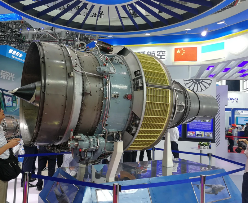 Động cơ của Motor Sich trưng bày tại một hội chợ triển lãm Trung Quốc (Ảnh: QQ). Động cơ của Motor Sich trưng bày tại một hội chợ triển lãm Trung Quốc (Ảnh: QQ).