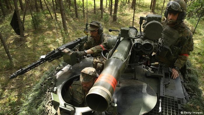 Lực lượng NATO tập trận trên lãnh thổ Lithuania (Ảnh: Getty). Lực lượng NATO tập trận trên lãnh thổ Lithuania (Ảnh: Getty).