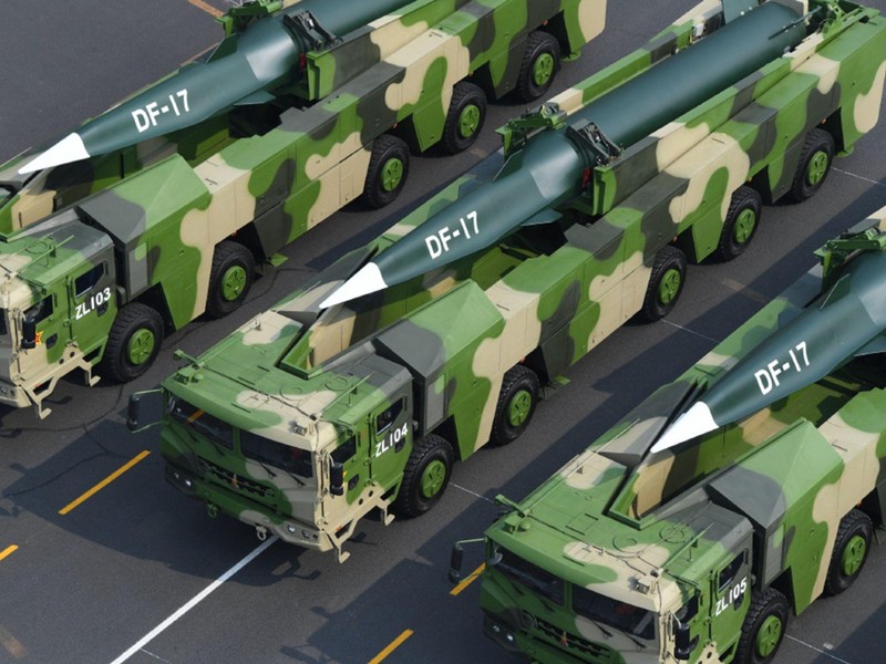 Tên lửa siêu thanh DF-17 của Trung Quốc (Ảnh: Xinhua). Tên lửa siêu thanh DF-17 của Trung Quốc (Ảnh: Xinhua).