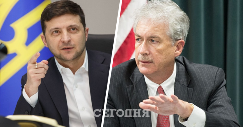 Giám đốc CIA Burns (phải) tới Ukraine gặp Tổng thống Zelensky để thảo luận về những nguy cơ đối với Ukraine (Ảnh: globalhappenings).