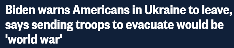 Đài NBC đưa tin về ông Biden cảnh báo công dân Mỹ rời khỏi Ukraine. Đài NBC đưa tin về ông Biden cảnh báo công dân Mỹ rời khỏi Ukraine.