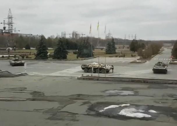 Cánh quân từ Belarus đánh sang chiếm Nhà máy điện hạt nhân Chernobyl (Ảnh: Đông Phương).