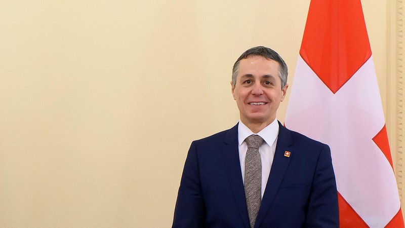 Tổng thống Liên bang Thụy Sĩ Ignazio Cassis (Ảnh: AP). Tổng thống Liên bang Thụy Sĩ Ignazio Cassis (Ảnh: AP).