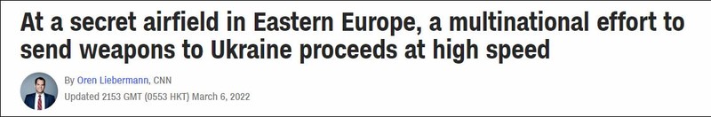 CNN đưa tin về sân bay bí mật tiếp nhận vũ khí viện trợ Ukraine