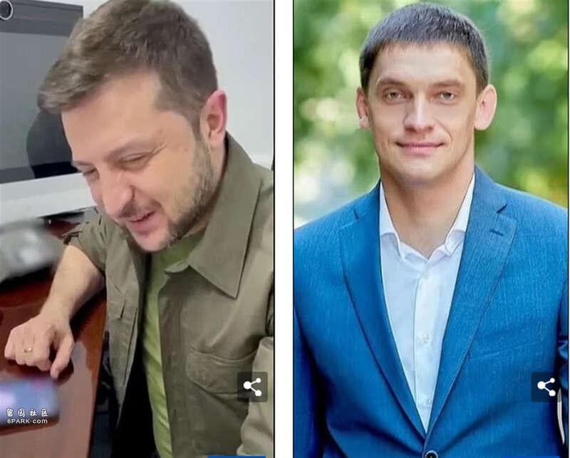 Tổng thống Ukraine Zelensky và Thị trưởng Melitopol Ivan Fedorov (Ảnh:6park).
