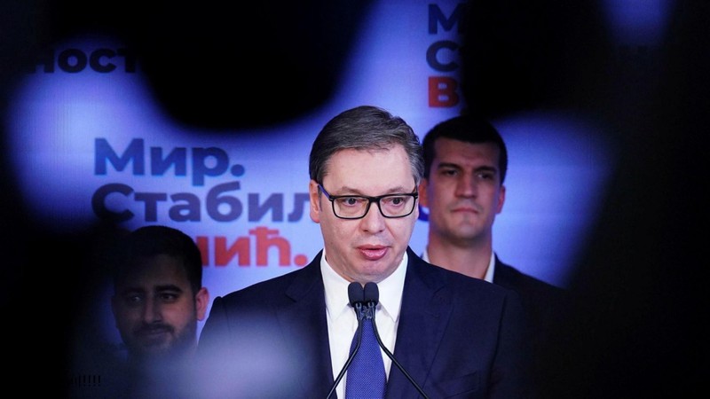 Tổng thống Serbia Aleksandar Vucic. Tổng thống Serbia Aleksandar Vucic.