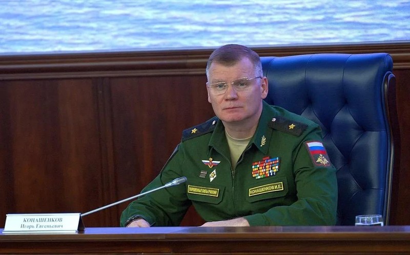 Tướng Igor Konashenkov, Người phát ngôn Bộ Quốc phòng Nga. Tướng Igor Konashenkov, Người phát ngôn Bộ Quốc phòng Nga.