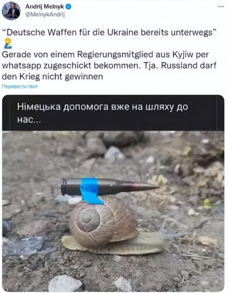 Đại sứ Ukraine tại Đức Melnyk giễu cợt viện trợ quân sự của Đức chậm trễ. Đại sứ Ukraine tại Đức Melnyk giễu cợt viện trợ quân sự của Đức chậm trễ.