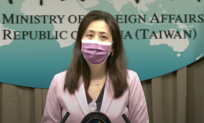 Bà Âu Giang An, Người phát ngôn &quot;Bộ Ngoại giao&quot; Đài Loan.