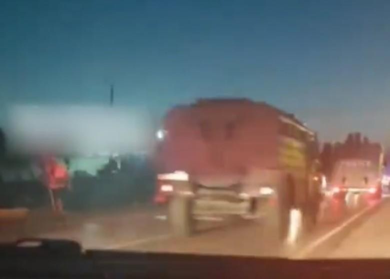 Hình ảnh được cho là Kosovo triển khai lực lượng đặc nhiệm ra khu vực giáp giới với Serbia (Ảnh: Dongfang).