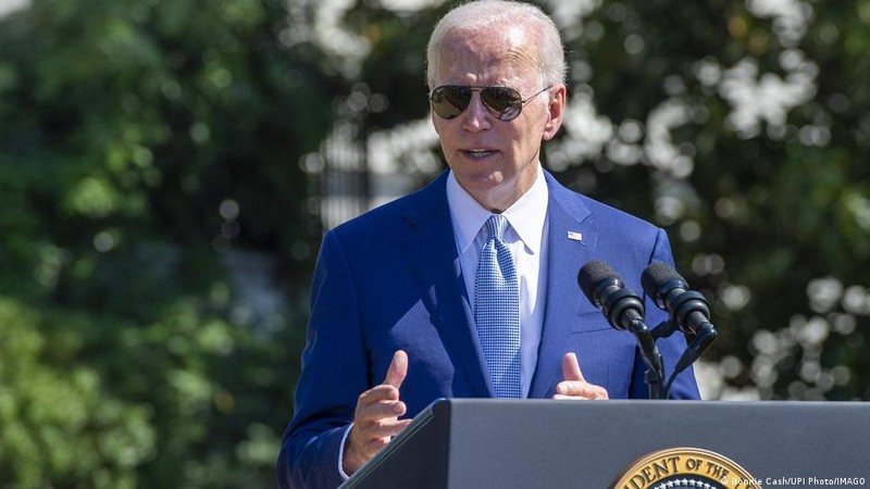 Ông Biden: "Đạo luật Chip sẽ giúp Hoa Kỳ chiến thắng trong cuộc đua kinh tế trong thế kỷ 21" (Ảnh: UPI). Ông Biden: "Đạo luật Chip sẽ giúp Hoa Kỳ chiến thắng trong cuộc đua kinh tế trong thế kỷ 21" (Ảnh: UPI).