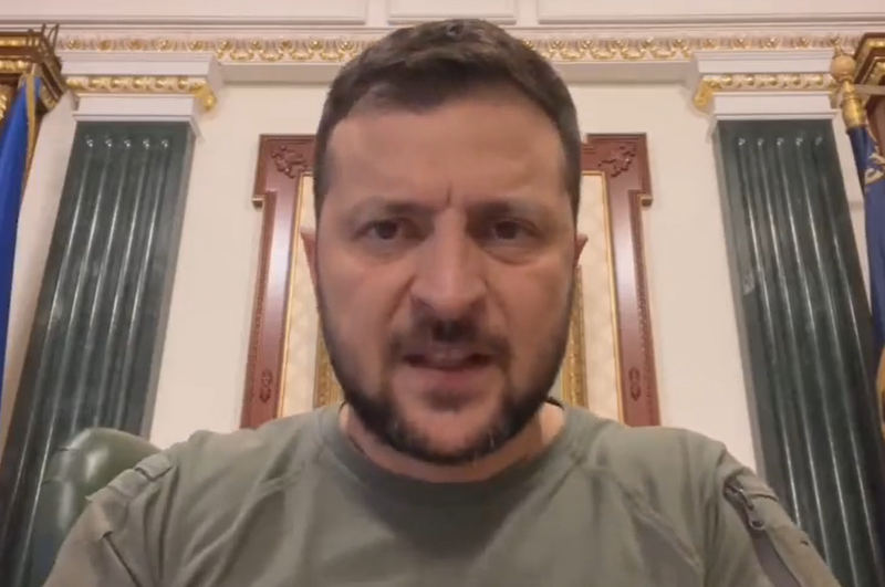 Tối 9/8, ông Zelensky tuyên bố sẽ chiếm lại Crimea (Ảnh: Guancha). Tối 9/8, ông Zelensky tuyên bố sẽ chiếm lại Crimea (Ảnh: Guancha).