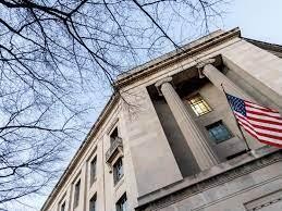 Trụ sở Bộ Tư pháp Mỹ (Ảnh: Getty). Trụ sở Bộ Tư pháp Mỹ (Ảnh: Getty).