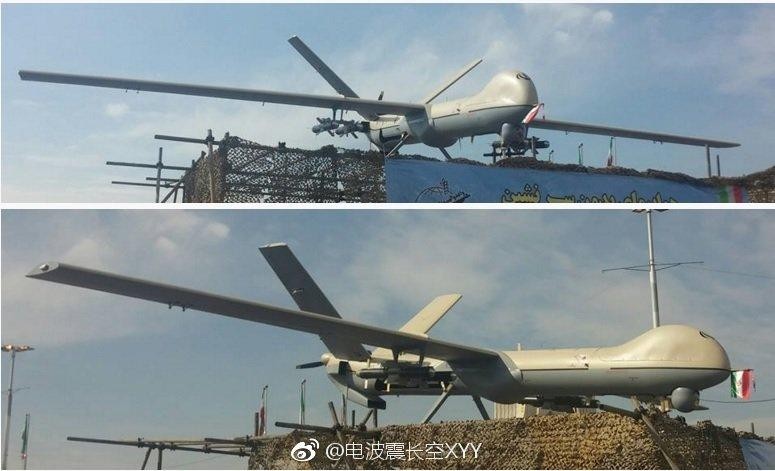 Máy bay không người lái Shahed-129 (Ảnh: QQ).