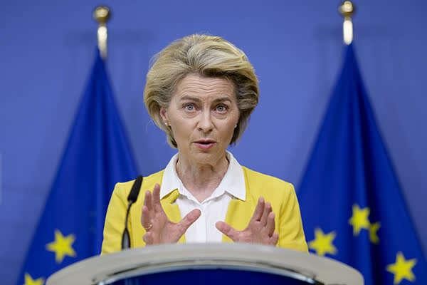 Bà Usura von der Leyen, Chủ tịch Ủy ban châu Âu (Ảnh: Getty).