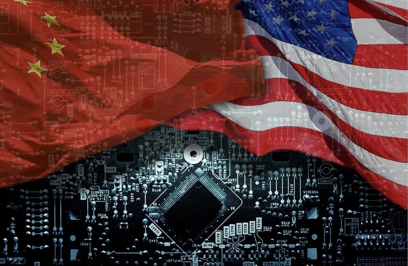 Các chuyên gia nhận định, cạnh tranh về chip giữa Mỹ và Trung Quốc đang diễn biến thành chiến tranh kinh tế (Ảnh: Getty).