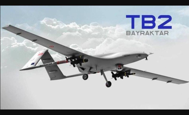 UAV Bayraktar -TB2 của Thổ Nhĩ Kỳ được Ukraine sử dụng (Ảnh: Sina). UAV Bayraktar -TB2 của Thổ Nhĩ Kỳ được Ukraine sử dụng (Ảnh: Sina).