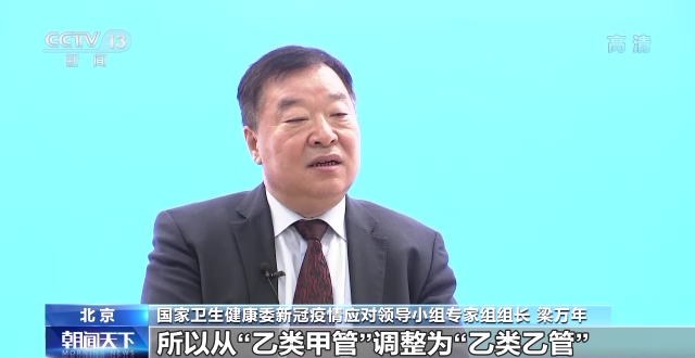 Ông Lương Vạn Niên: "Sự điều chỉnh chống dịch không phải là bỏ mặc không quản nữa" (Ảnh: CCTV). Ông Lương Vạn Niên: "Sự điều chỉnh chống dịch không phải là bỏ mặc không quản nữa" (Ảnh: CCTV).