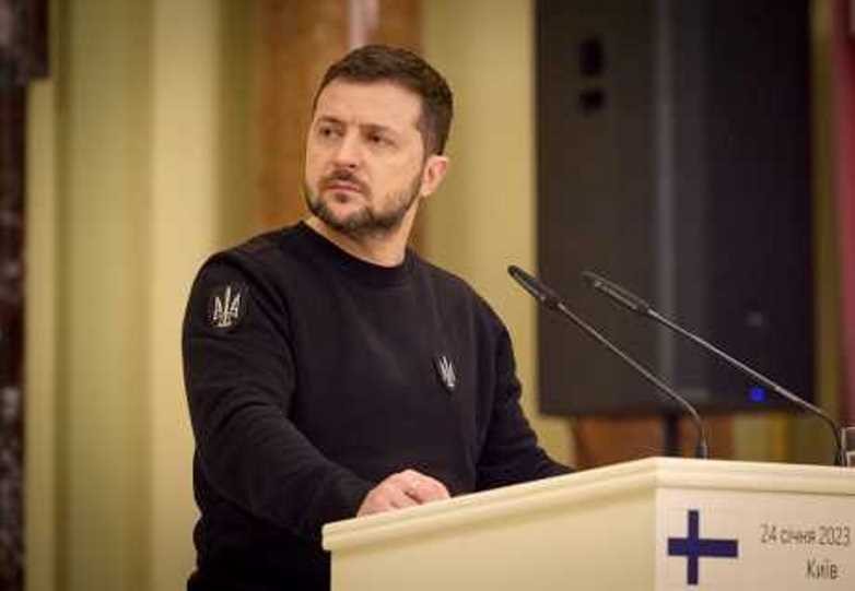 Tổng thống Ukraine Zelensky cam kết quyết tâm chống nạn quan chức tham nhũng (Ảnh: Singtao).