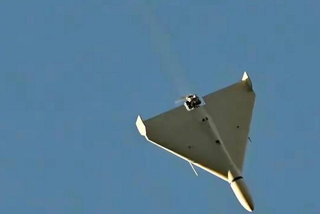 UAV tự sát Shahed-136 của Iran được Nga sử dụng rộng rãi thời gian qua (Ảnh: NetEasy). UAV tự sát Shahed-136 của Iran được Nga sử dụng rộng rãi thời gian qua (Ảnh: NetEasy).