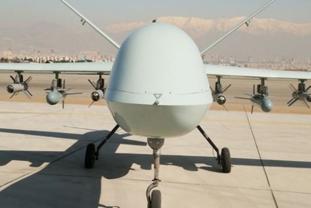 UAV Kaman-22 của Iran được cho là làm nhái MQ-9 Reaper của Mỹ (Ảnh: Sina). UAV Kaman-22 của Iran được cho là làm nhái MQ-9 Reaper của Mỹ (Ảnh: Sina).